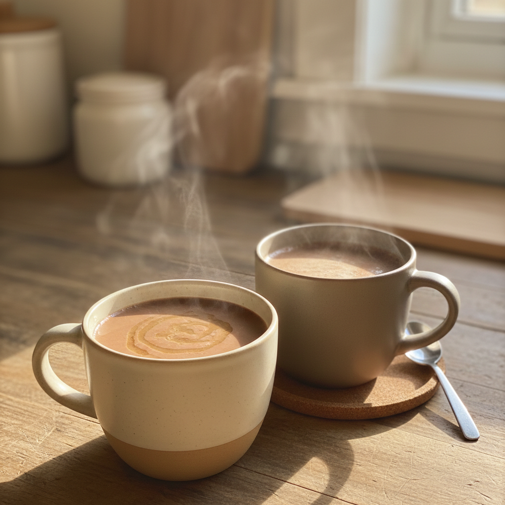 Protein-Packed Tahini Hot Chocolate – Quick & Healthy