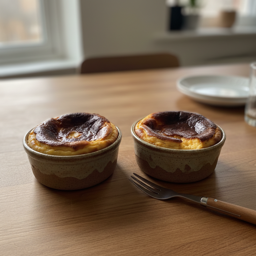 Pumpkin Cheesecake Cream: Quick Basque Style Dessert