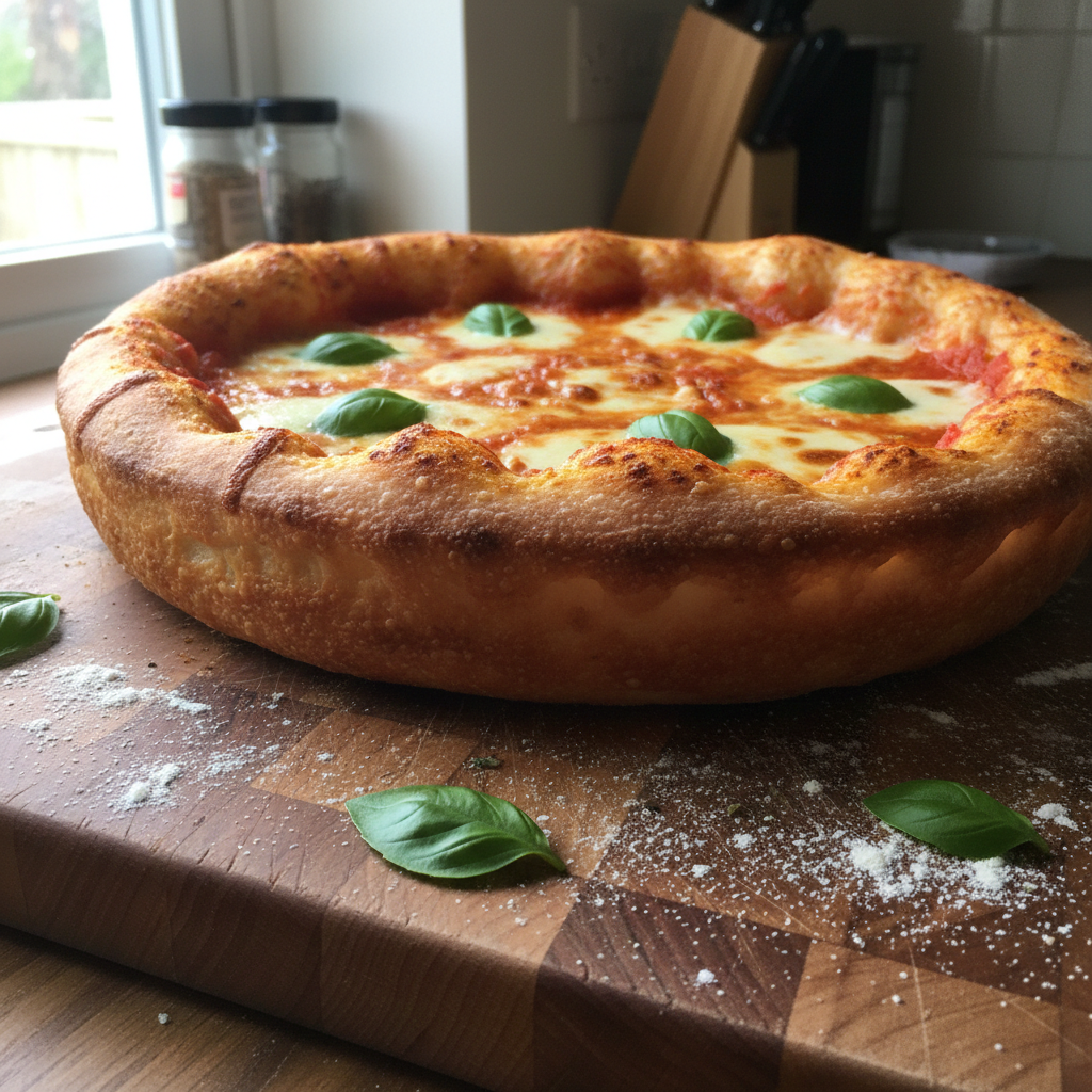 Speedy Crispy Pan Pizza: Quick Weeknight Dinner Idea