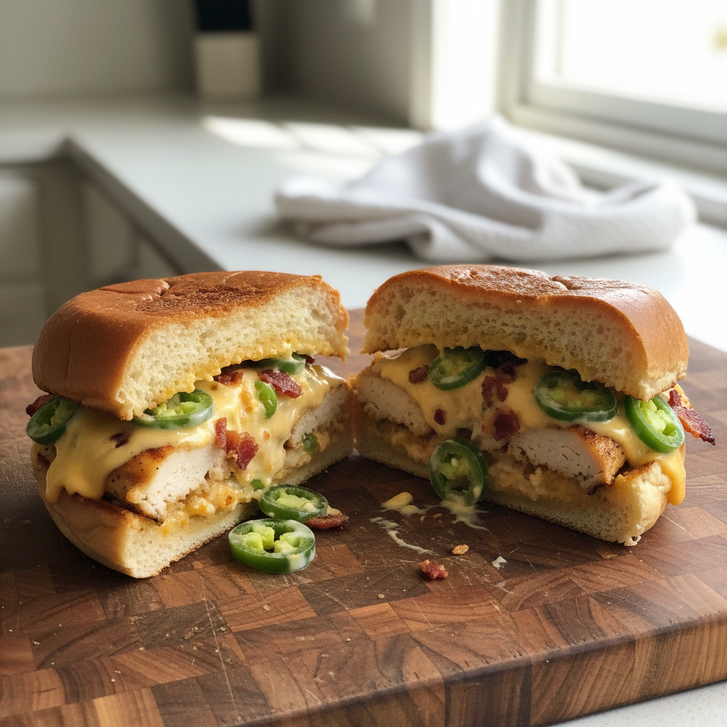 Jalapeño Popper Chicken Sandwiches: Quick Weeknight Dinner