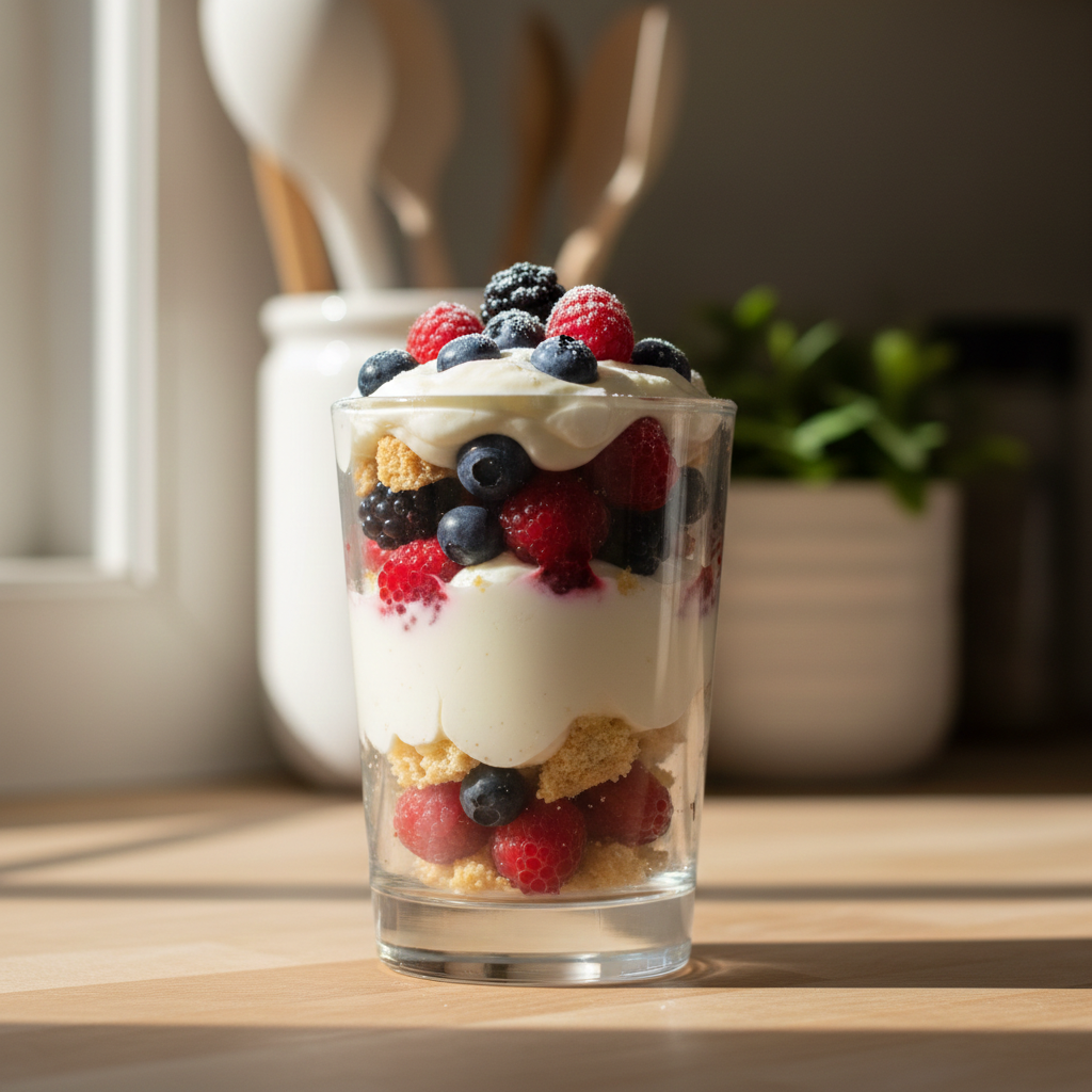 Quick Mascarpone & Berry Dessert Cups | Easy No-Bake Treat