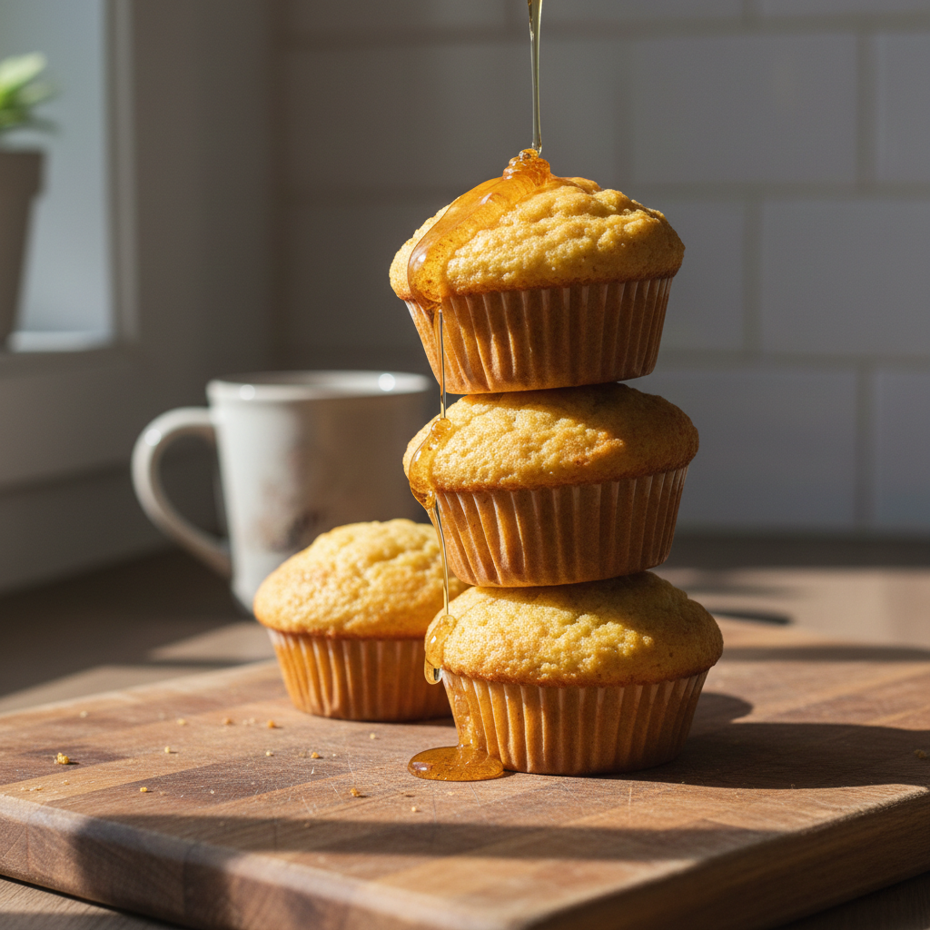 Easy Honey Cornbread Muffins: Perfect for Breakfast