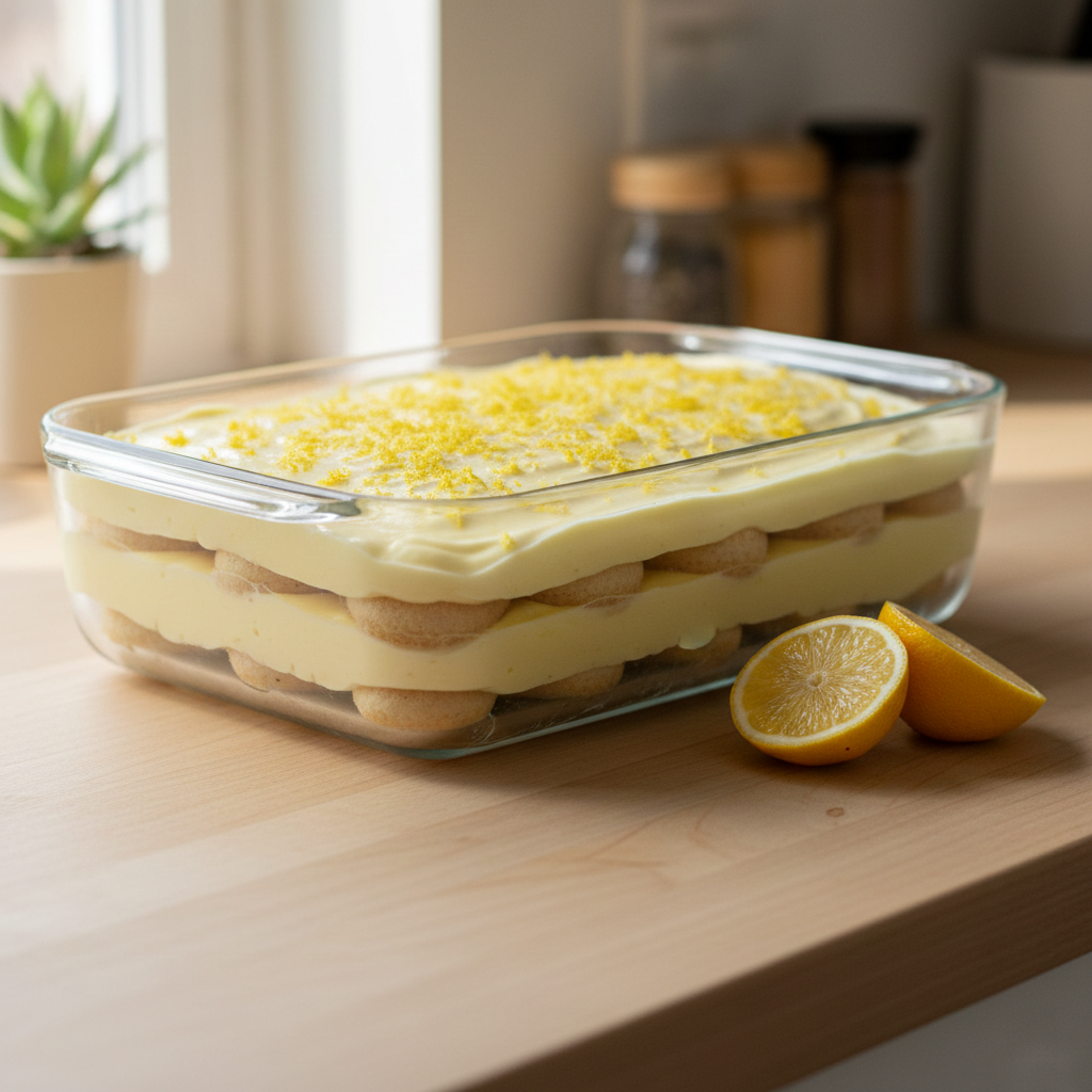 Easy Chilled Lemon Tart Recipe | No-Bake Dessert