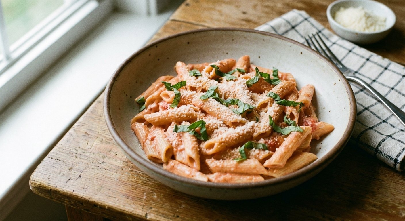 Quick Pink Pasta: Creamy & Easy Weeknight Dinner