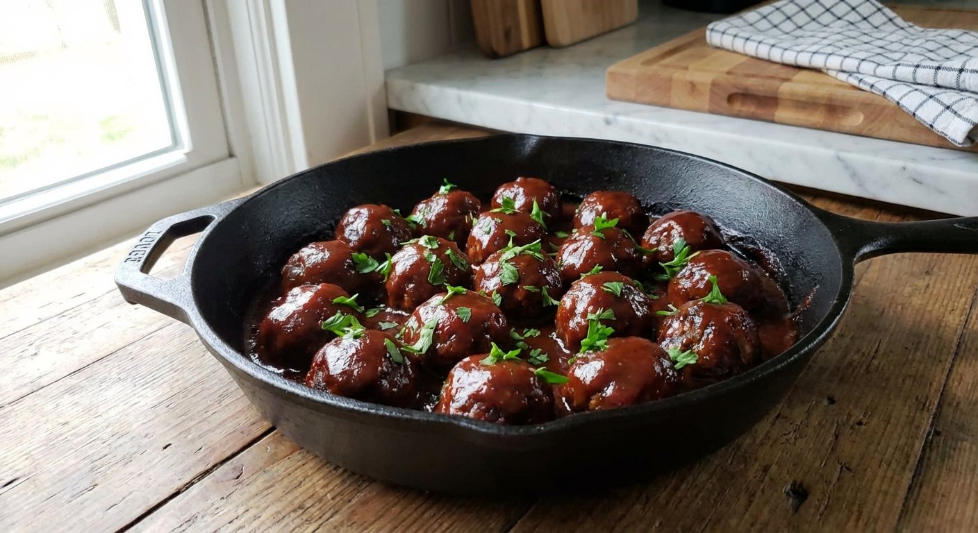 Delicious Homemade BBQ Meatballs in 30 Minutes