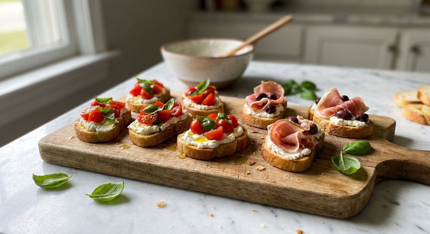 Quick Festive Crostini: Easy Appetisers for Any Gathering