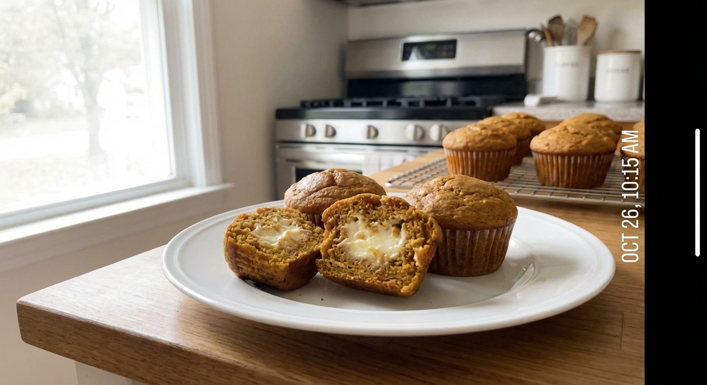 Easy Pumpkin Cream Cheese Muffins (Starbucks Copycat)