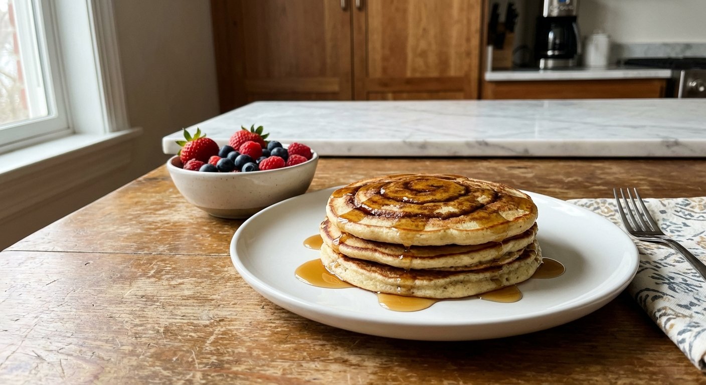 Quick Cinnamon Swirl Pancakes – Ready in 30 Mins