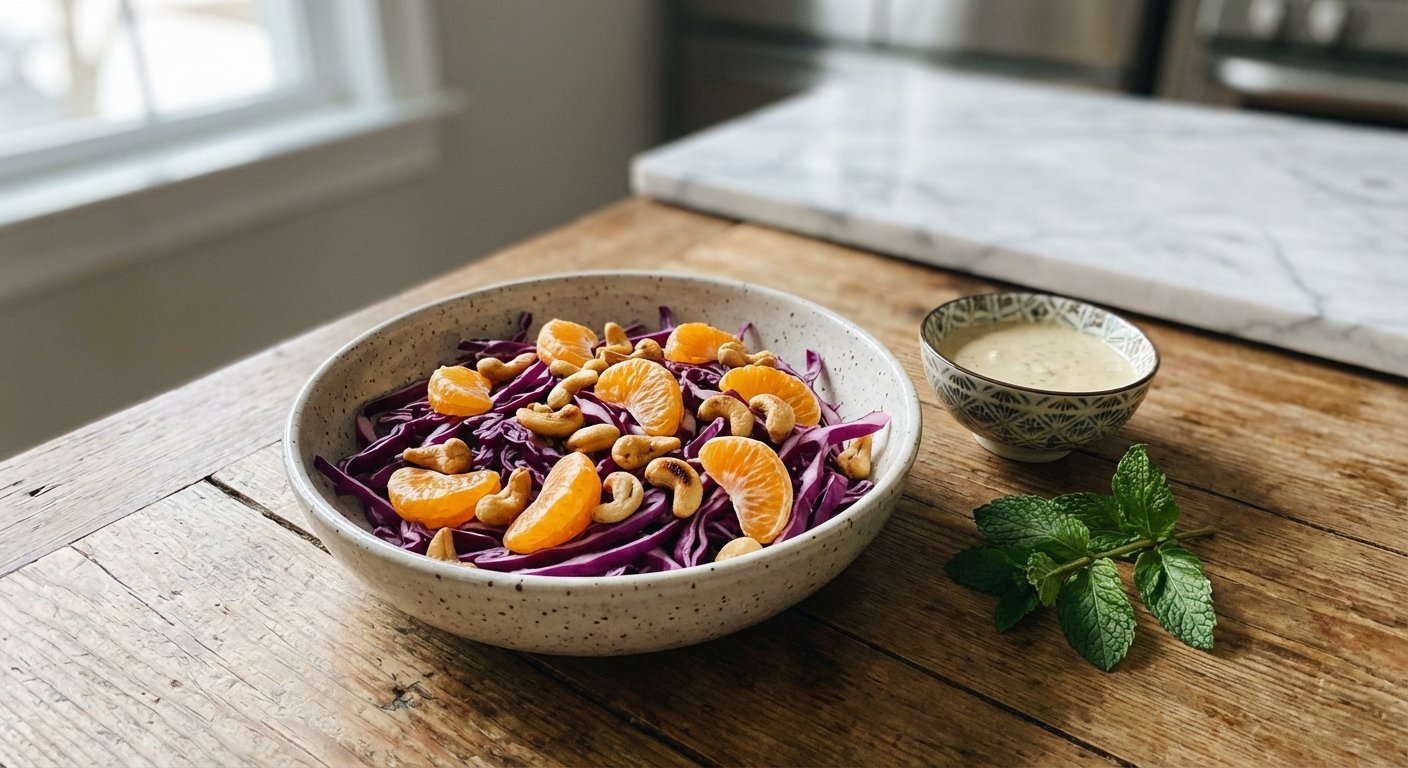 Refreshing Cabbage Mandarin Salad for a Quick Dinner