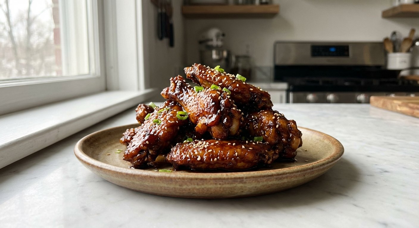 Easy Bulgogi Chicken Wings in Air Fryer | Quick Dinner