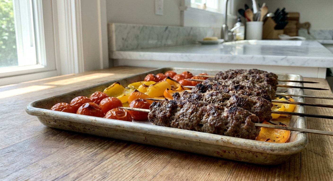 Easy Baked Beef Skewers: A Quick One-Pan Dinner