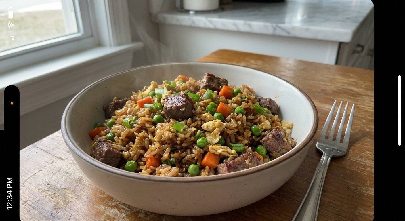 Easy Beef Fried Rice for a Quick Weeknight Dinner