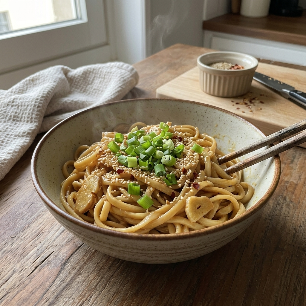Quick Sesame Ginger Noodles: Easy Weeknight Meal