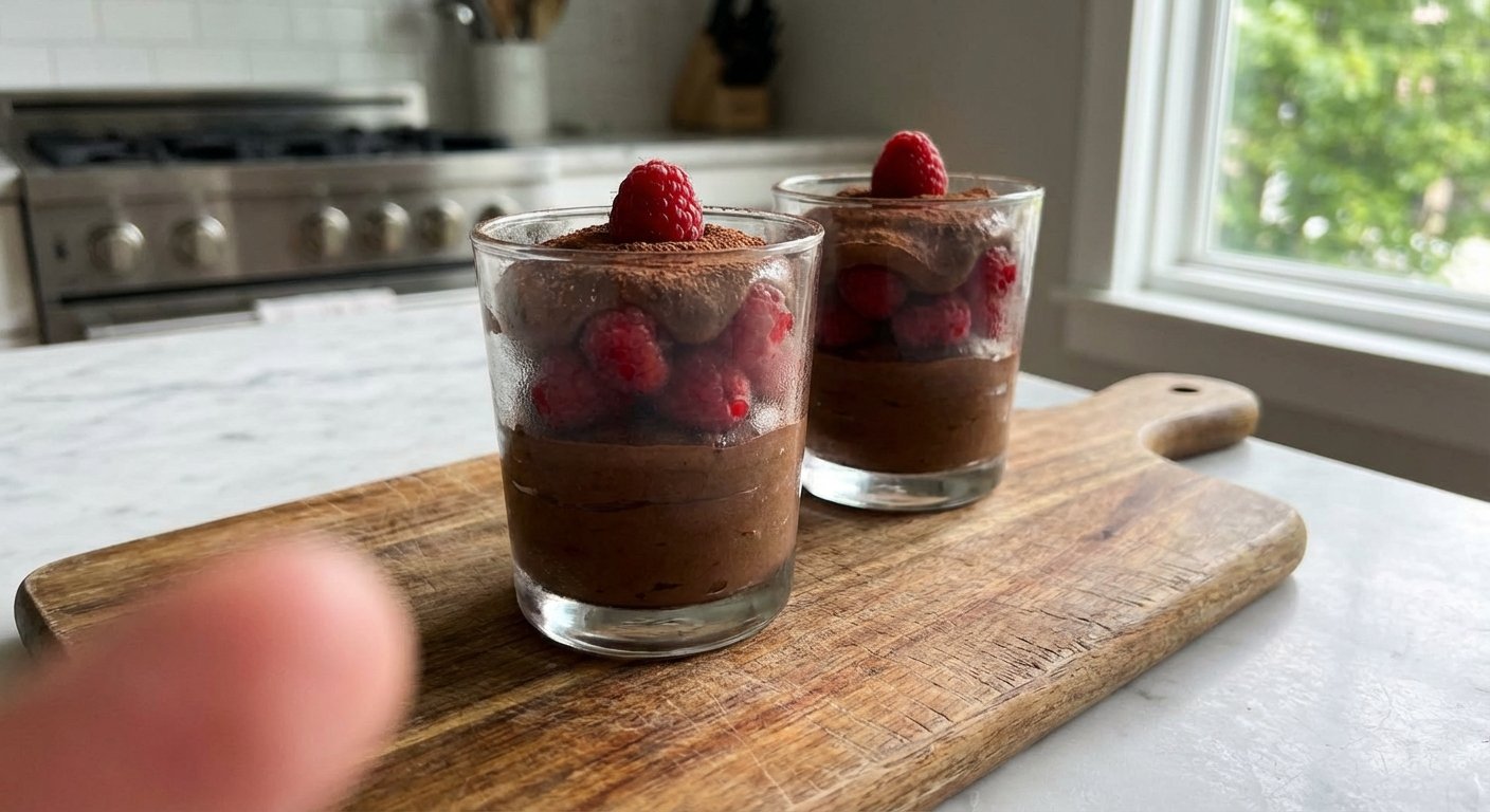 Decadent Chocolate & Raspberry Pots: Quick & Easy Dessert