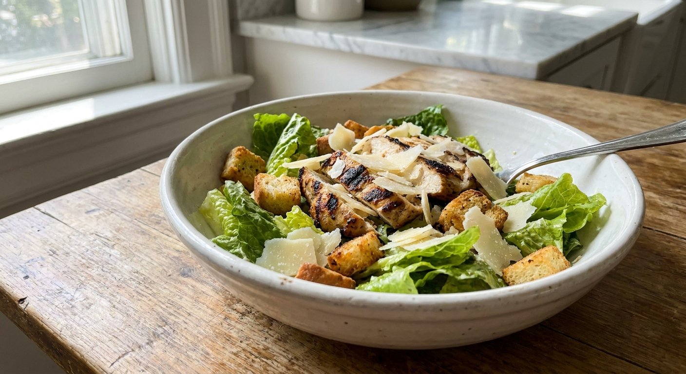 30-Minute Grilled Chicken Caesar Salad | Quick & Easy