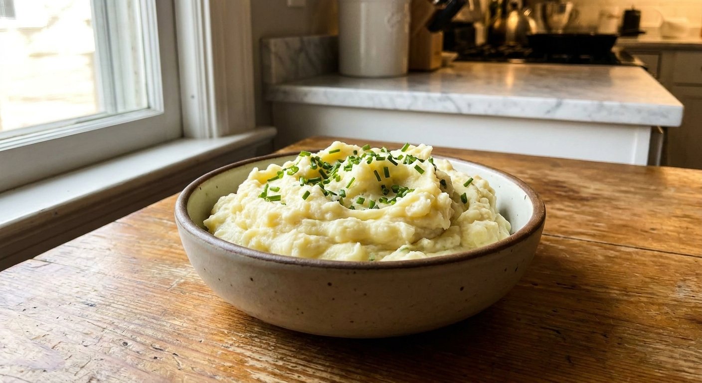 Creamy Mashed Potatoes with Sour Cream