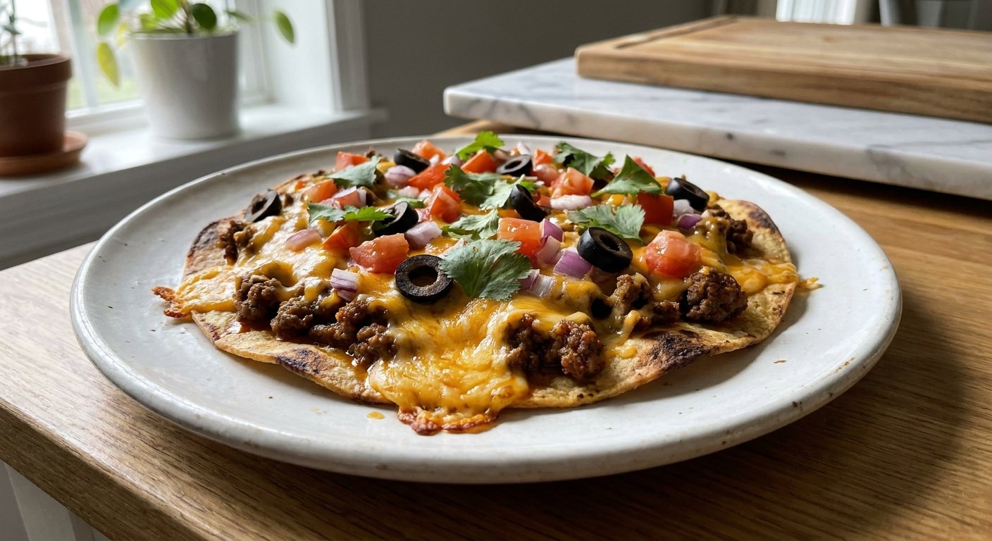 Easy Mexican Pizza: Speedy Taco Bell-Inspired Dinner