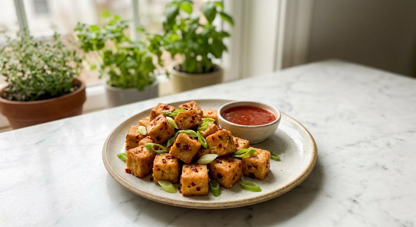 Quick Crispy Spiced Tofu Starter – Ready in 30 Mins