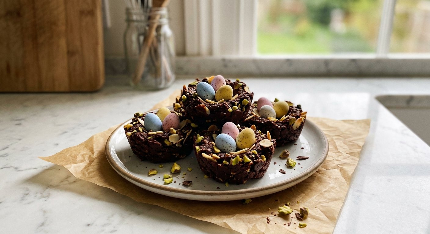 Easy Easter Chocolate Nests – Quick No-Bake Sweet Treat