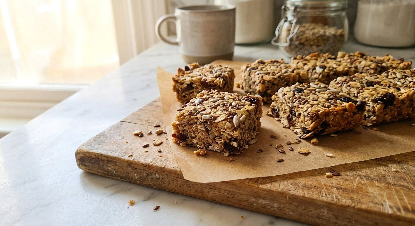 Quick Oat Energy Bars – Vegan & Gluten-Free Snack