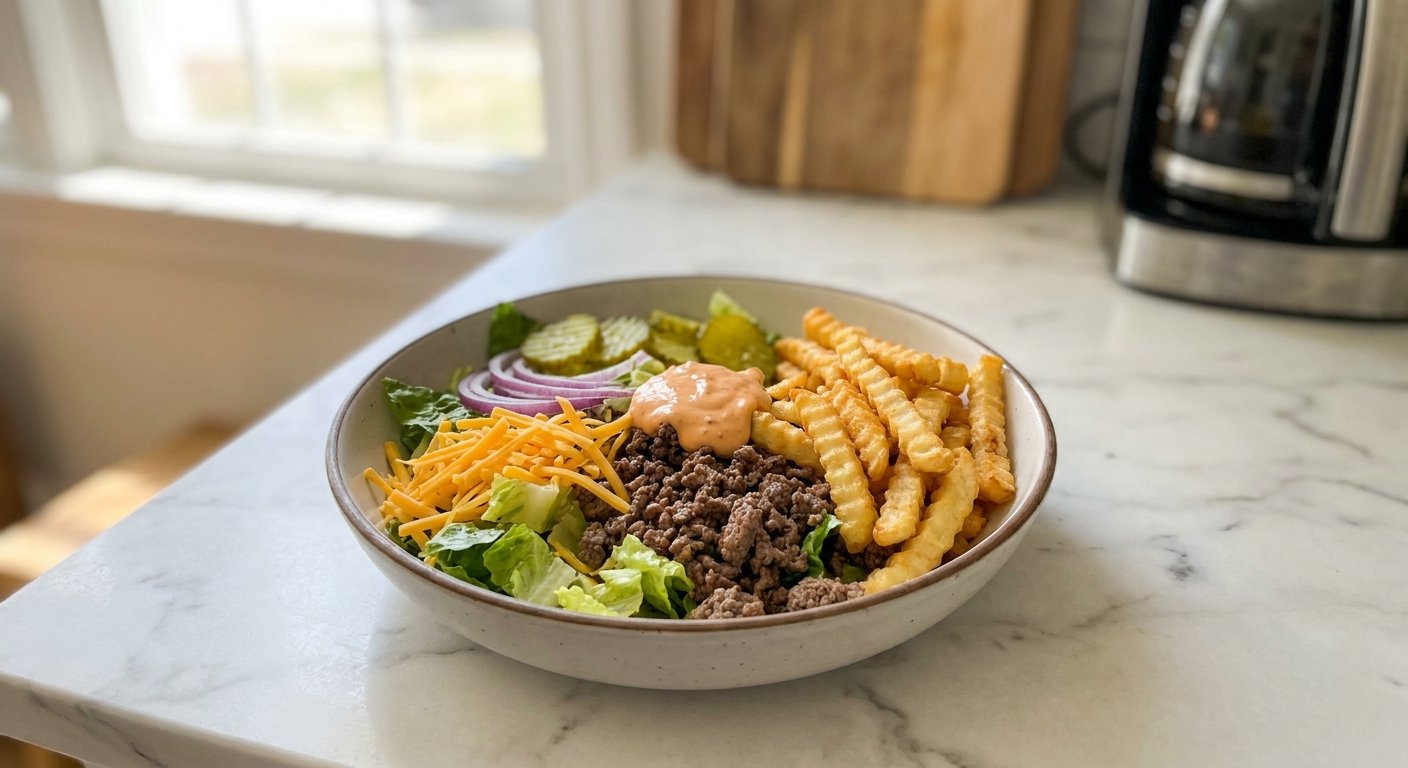Quick Burger Bowl: Speedy & Easy Weeknight Dinner