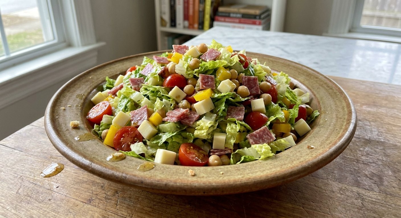 Zesty Italian Chopped Salad: Quick & Easy Weeknight Meal