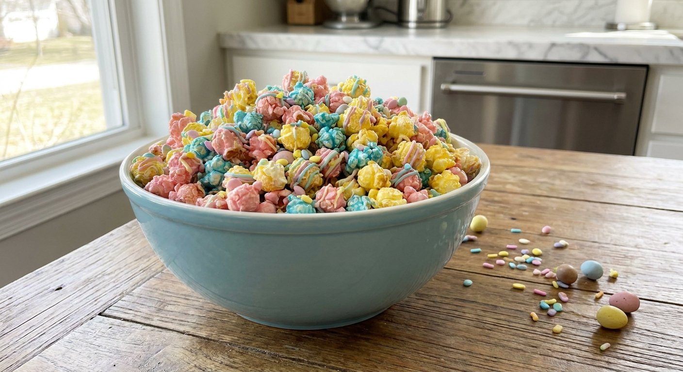 Colourful Easter Popcorn: A Quick & Easy Sweet Treat