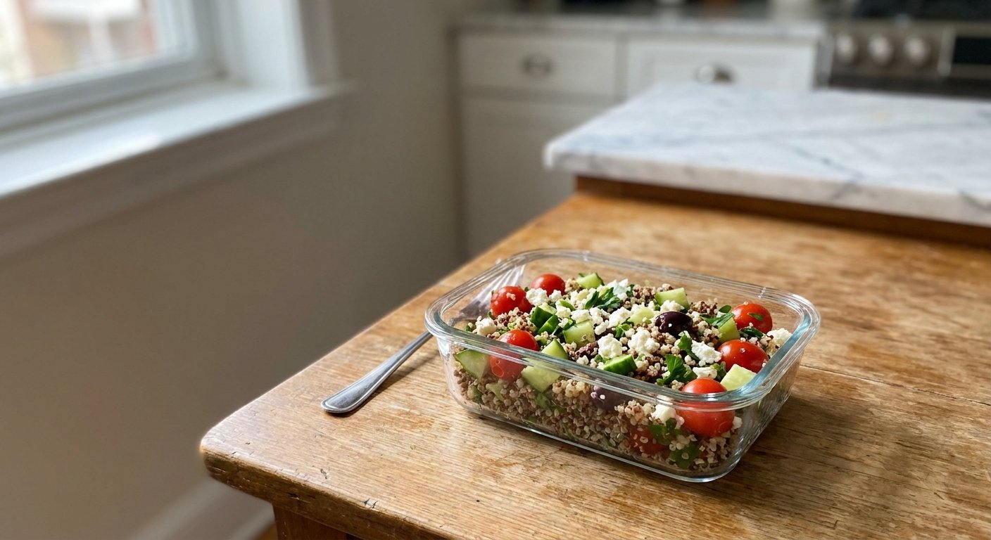 Quick Quinoa Salad: Mediterranean Flavours in 30 Mins
