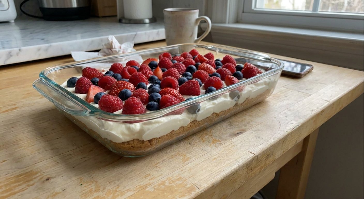 Grandma’s Quick No-Bake Berry Tart | SmartKitchen30