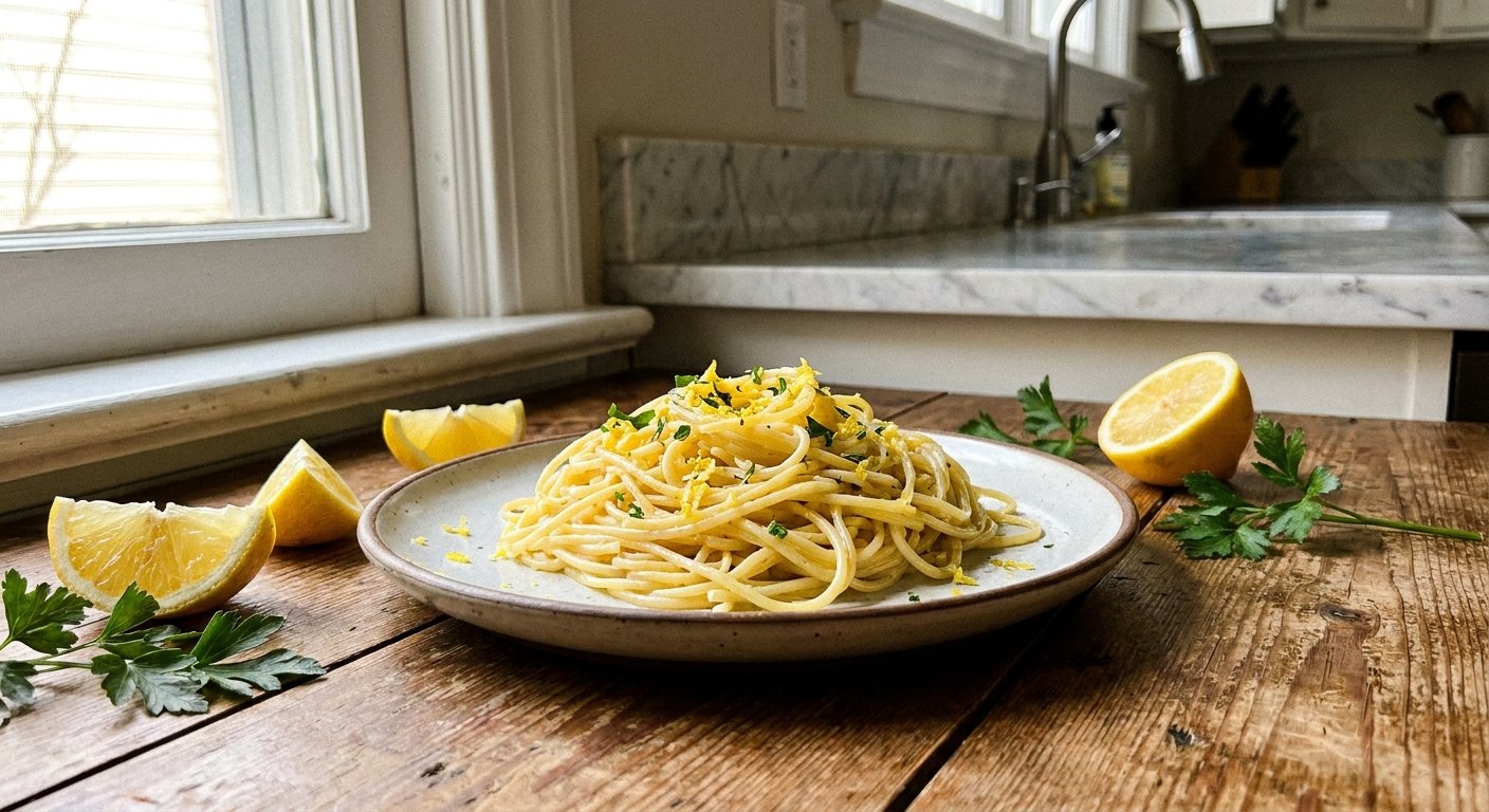Quick Lemon Spaghetti: A Zesty 30-Minute Italian Meal
