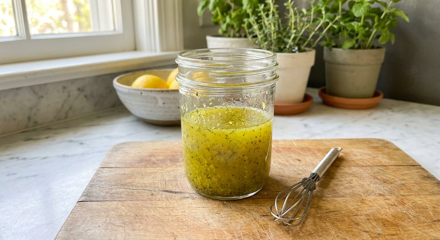 Zesty Lemon Dill Oregano Vinaigrette – Quick & Easy