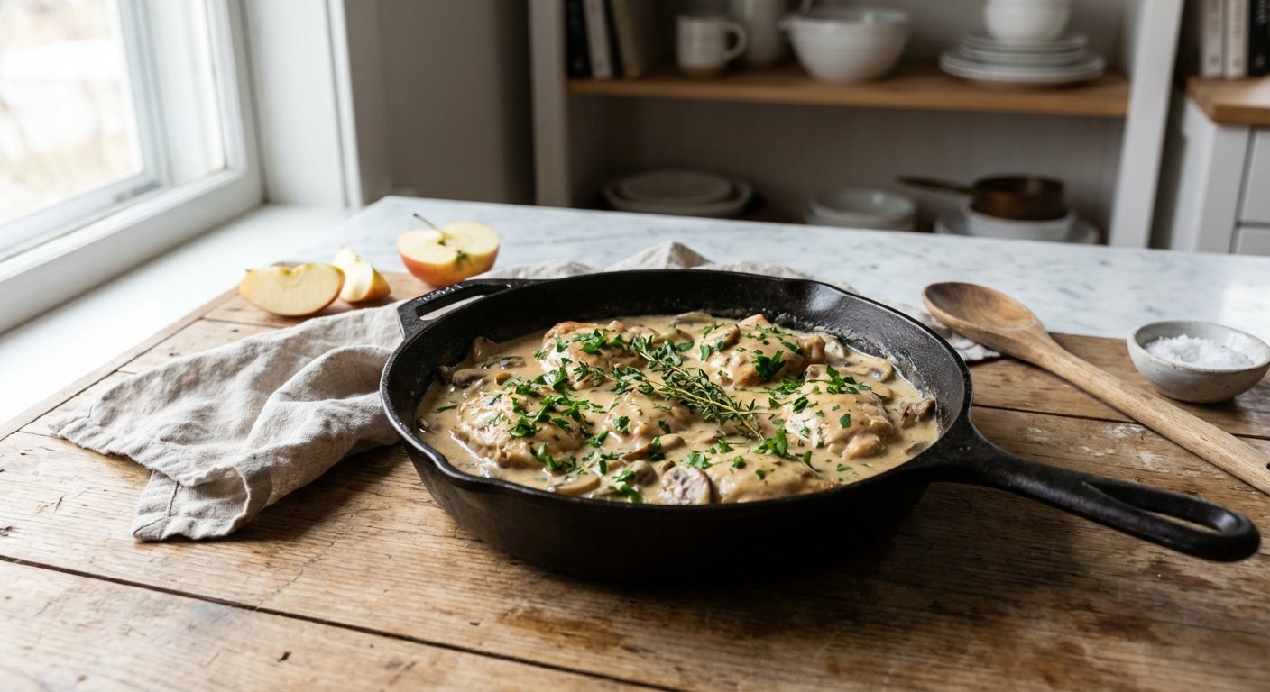 Creamy Cider Chicken: Quick Weeknight Dinner