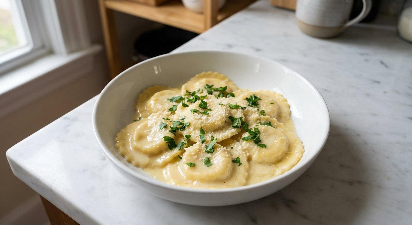Creamy Lemon Ravioli: A Quick & Elegant Weeknight Meal