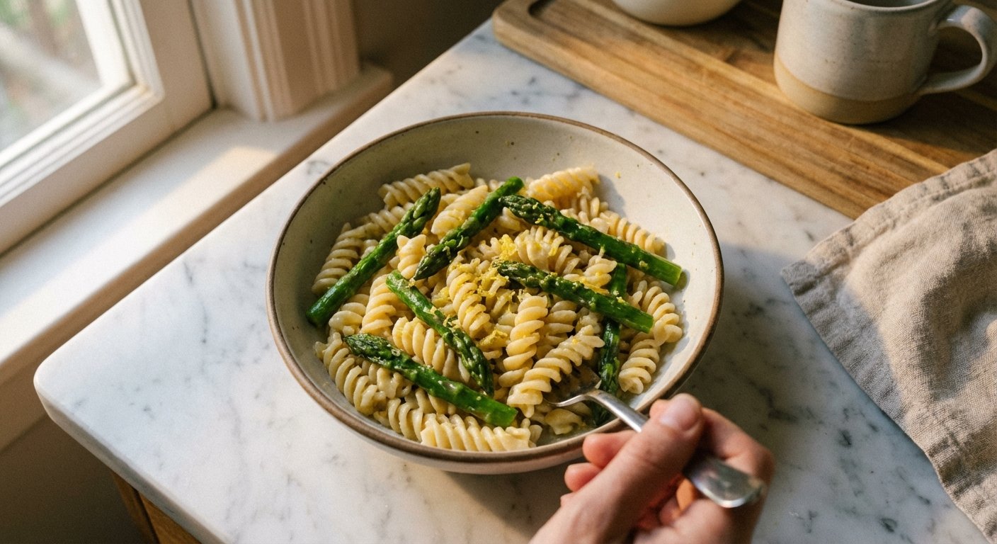 Quick Creamy Lemon Asparagus Pasta: A Speedy Dinner
