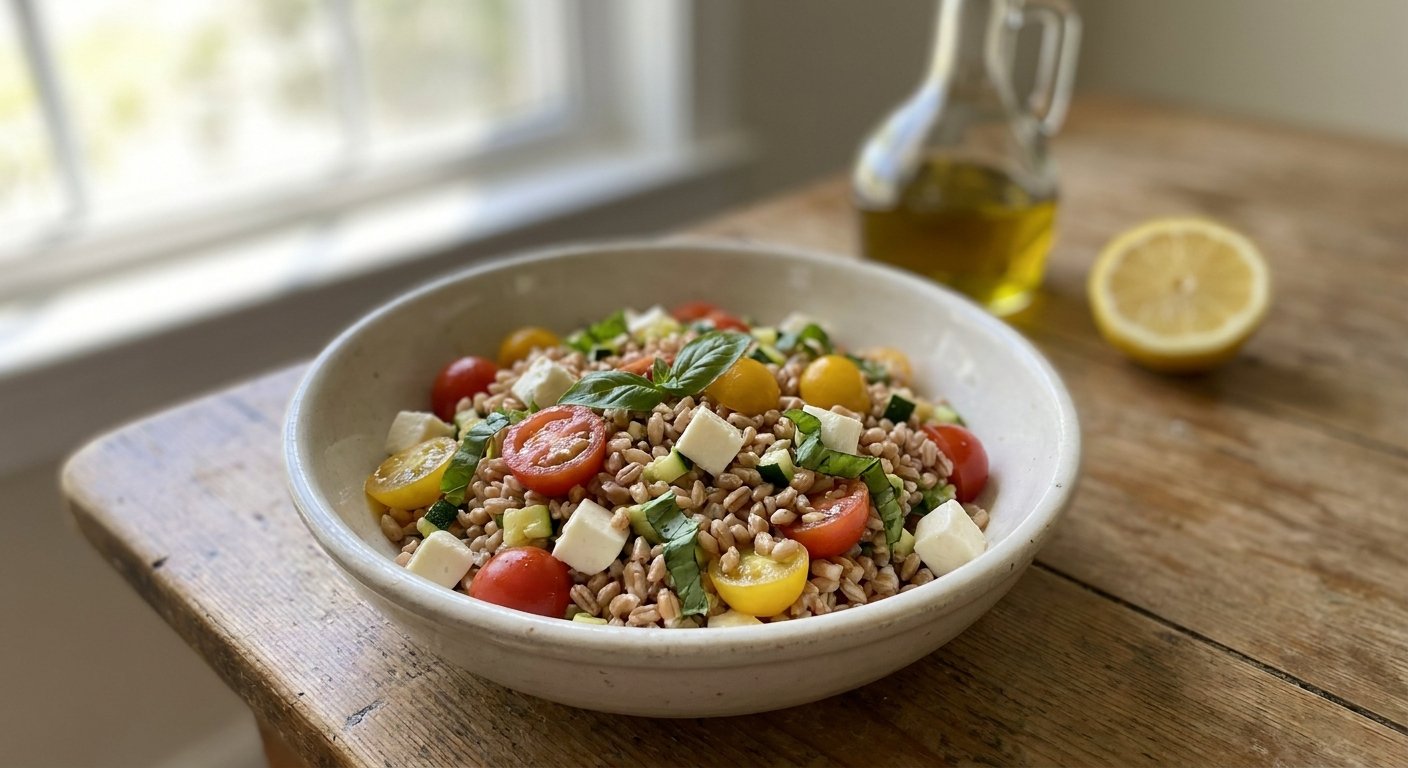 Quick Spring Spelt Salad: Easy Weeknight Meal Idea