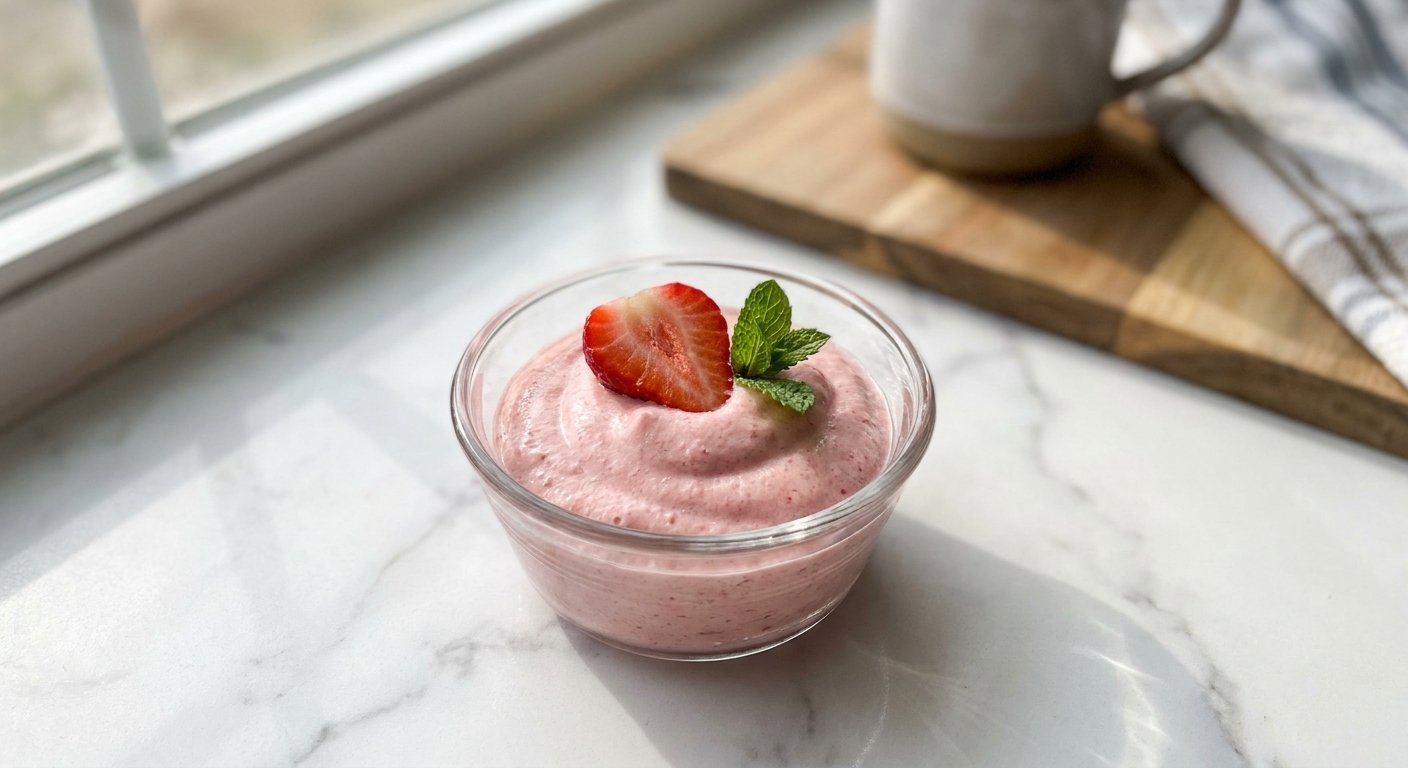 Quick No-Bake Strawberry Mousse – Ready in 15 Mins