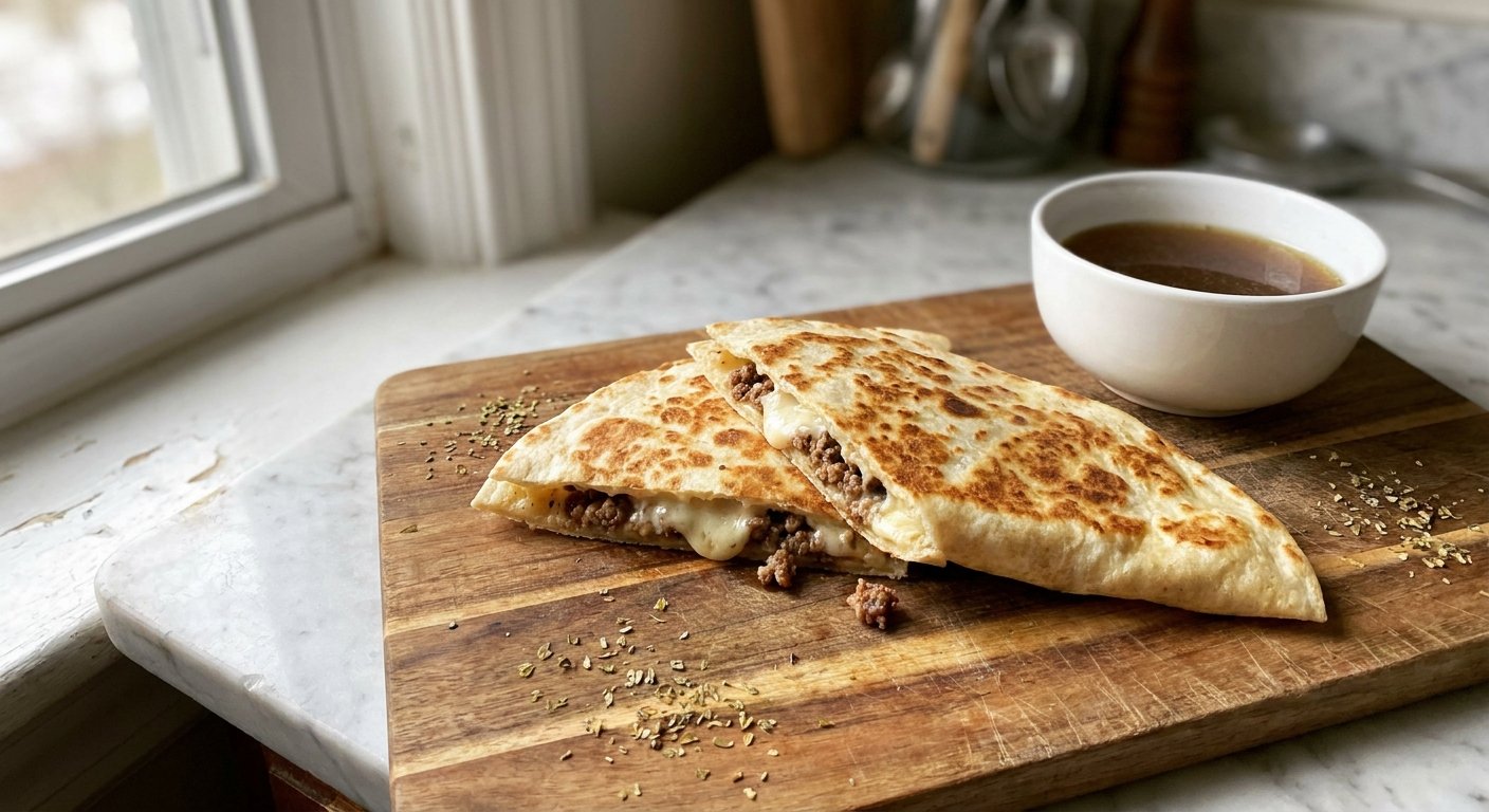 Speedy Beef Piadine: Crispy, Cheesy & Ready in 30 Mins