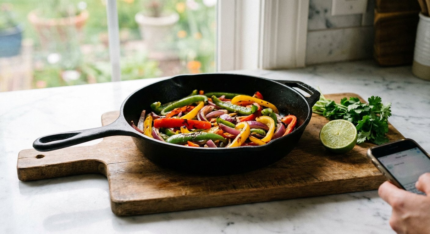 Quick Fajita Veggies: Easy Chipotle Flavour in 30 Mins