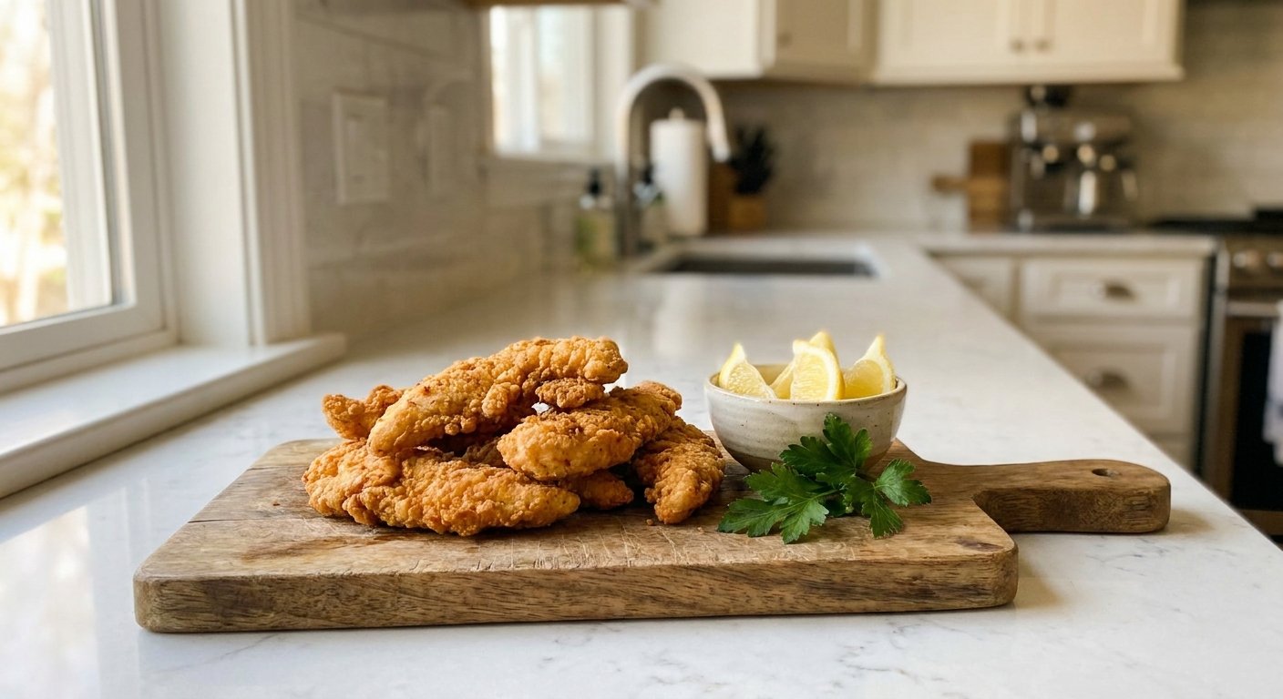 Crispy Chicken Goujons: A Quick & Easy Weeknight Dinner
