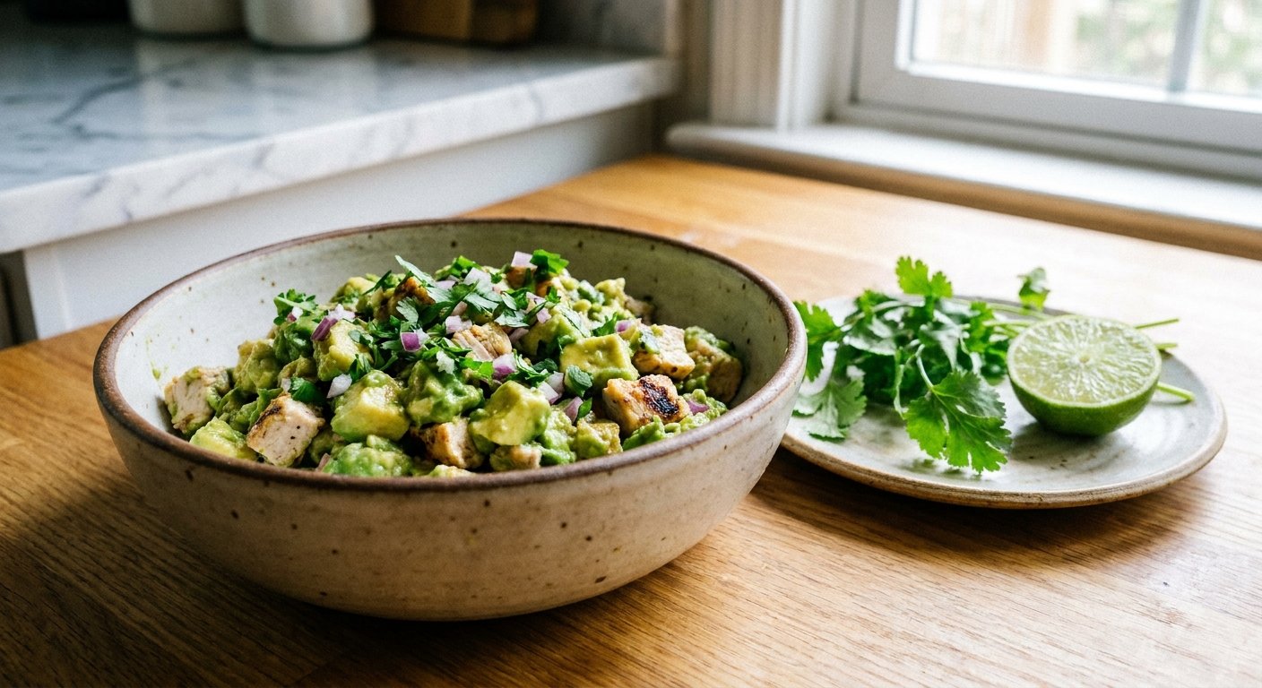 Creamy Chicken Avocado Salad – Quick & Healthy UK Recipe