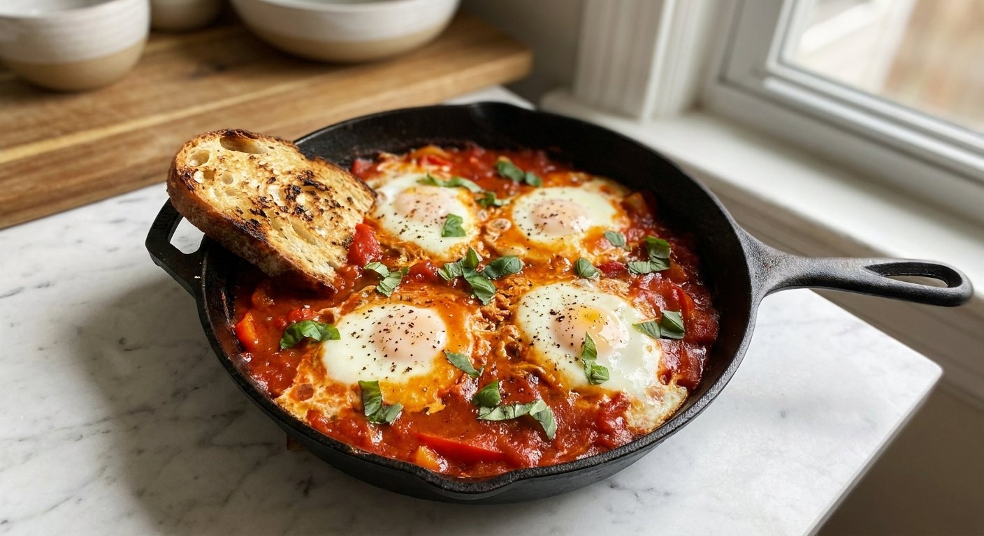 Easy Eggs in Purgatory: A Quick Weeknight Dinner