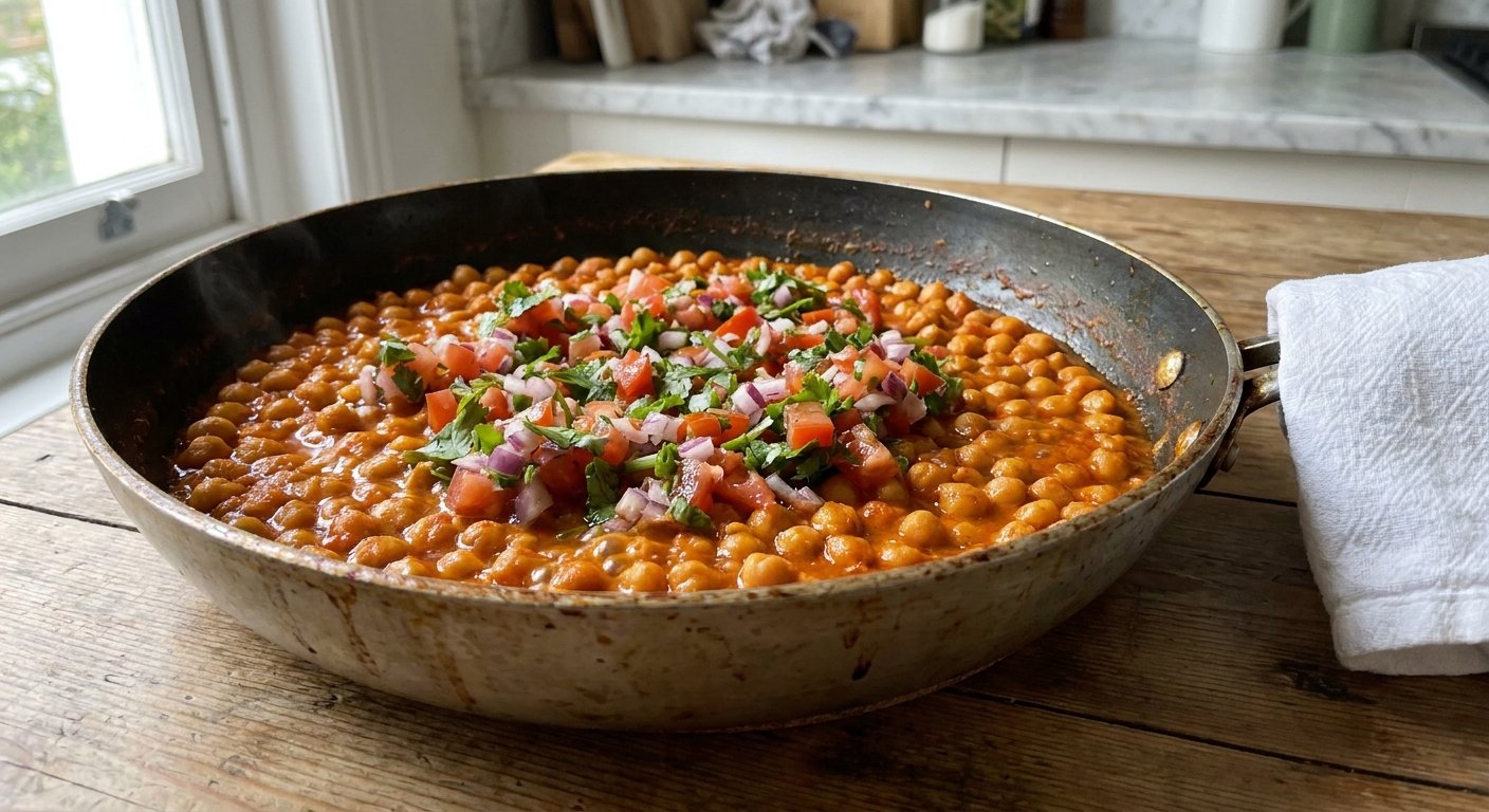 Quick Peri-Peri Chickpeas Skillet for Weeknights