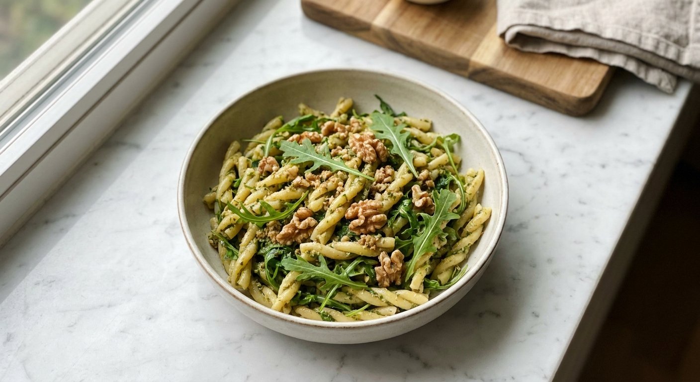 Quick Rocket Pesto Pasta: Easy Weeknight Meal Idea