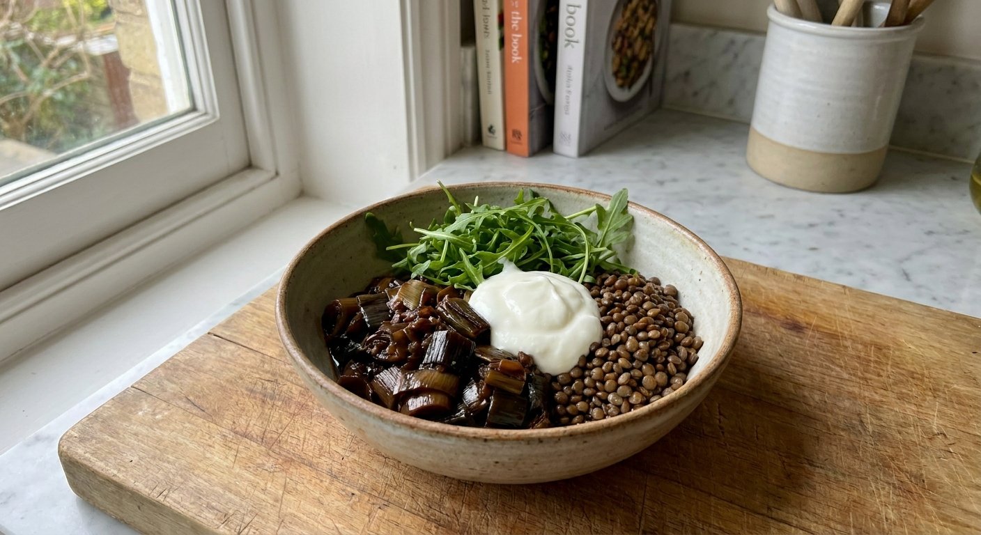 Braised Leeks & Lentils: Quick & Healthy Dinner