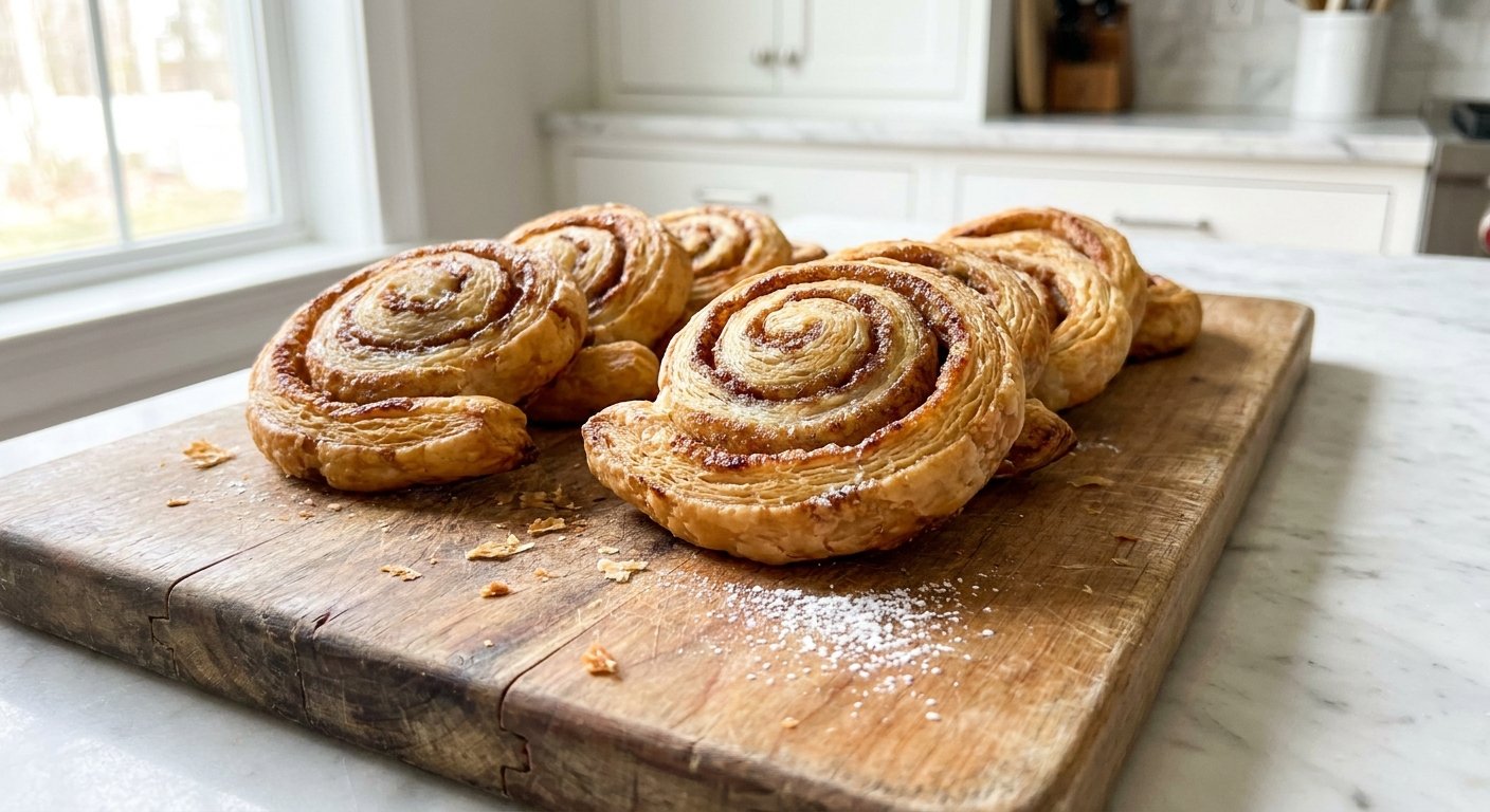 Quick Cinnamon Swirls: Easy Puff Pastry Treat in 30 Mins