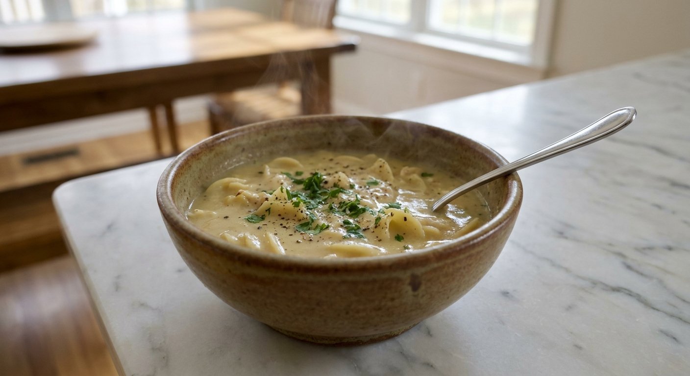 Creamy Chicken Pasta Soup: Quick & Easy Weeknight Dinner